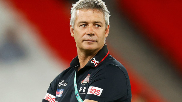 Blake Caracella has been an Essendon assistant since 2020 and coached the club in one game this season