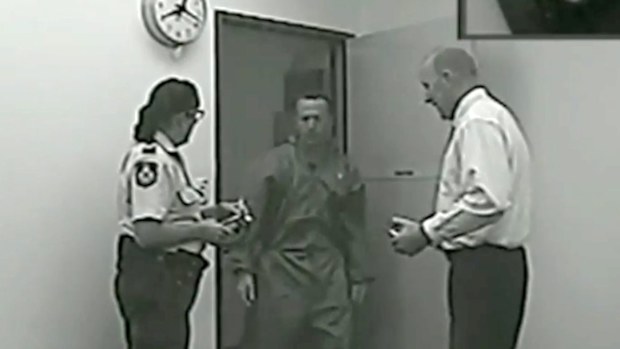 Raymond Mead during a police interview. (Source: A Current Affair)