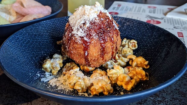 Bund's deep fried soy ice cream almost tasted similar to a salted caramel treat.