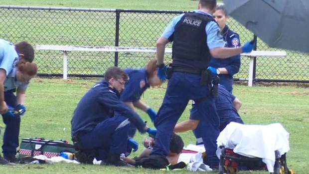 A man has been shot in Sydney's west.