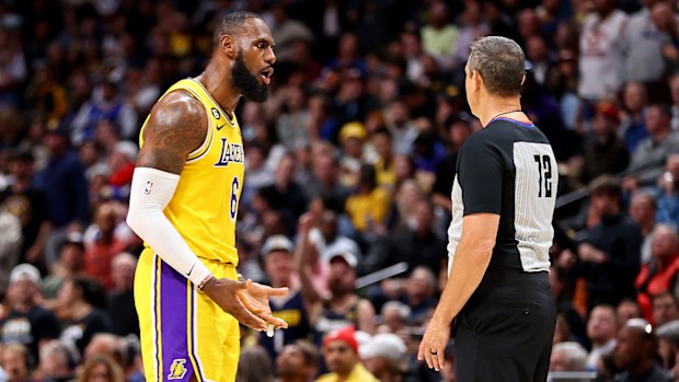 LeBron James has been a picture of frustration through four games this season