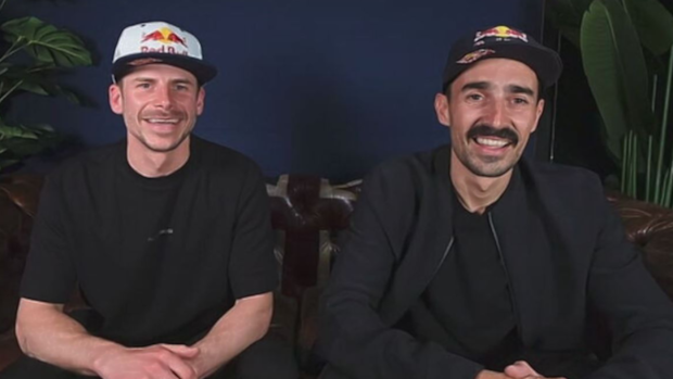 Marco Furst and Marco Waltenspiel thrill seekers London Tower Bridge Red Bull