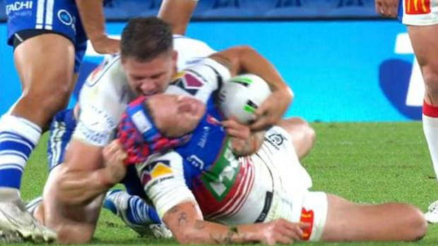 Waddell on report for hair-pull. 