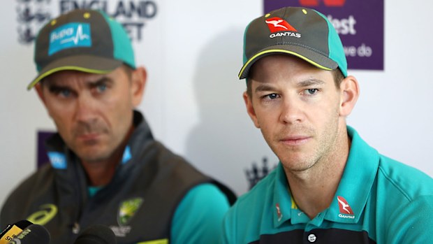 Tim Paine and Justin Langer