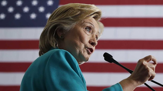 Hillary Clinton at a campaign event in Reno, Nevada. (AP)