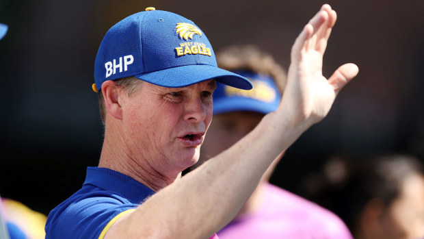Michael Prior managed to win just five of his 18 games in charge of West Coast's AFLW side