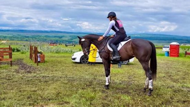 Katharine Morel and horse Kerry On. (Facebook)