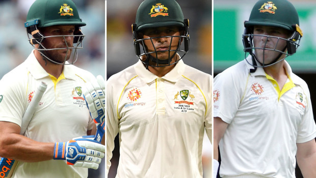 Australia's top order struggled at home