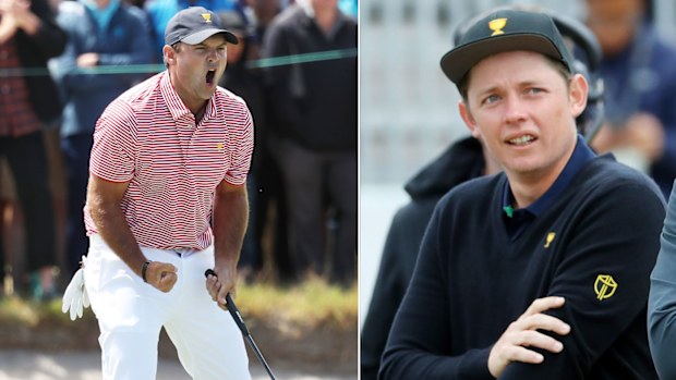 Patrick Reed and Cameron Smith at Royal Melbourne