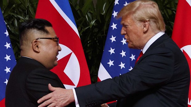 Kim Jong-un and Donald Trump. (AAP)