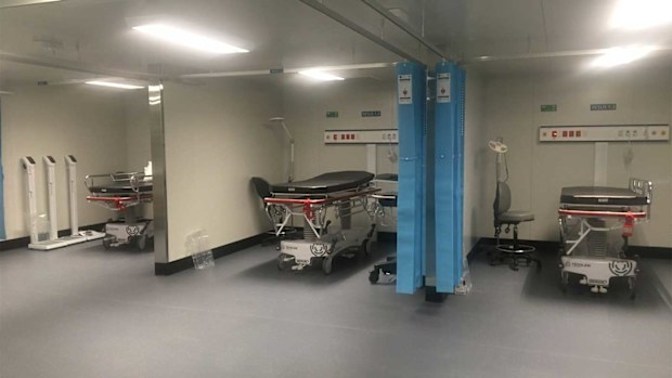 Canberra's new pop-up emergency department.