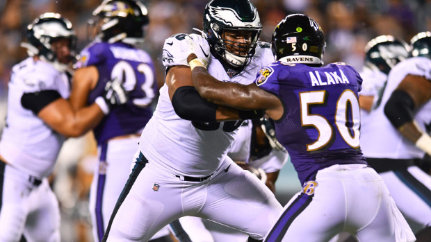 Jordan Mailata of the Philadelphia Eagles