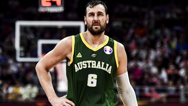 Andrew Bogut of Australia's Boomers