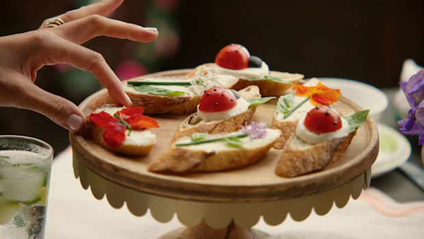 Meghan Markle, tulip toast with nasturtiums, With Love Meghan
