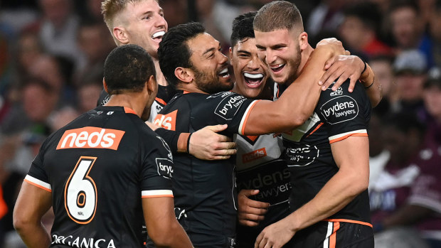 Adam Doueihi inspires the Tigers to a big win over the Knights. (Getty)