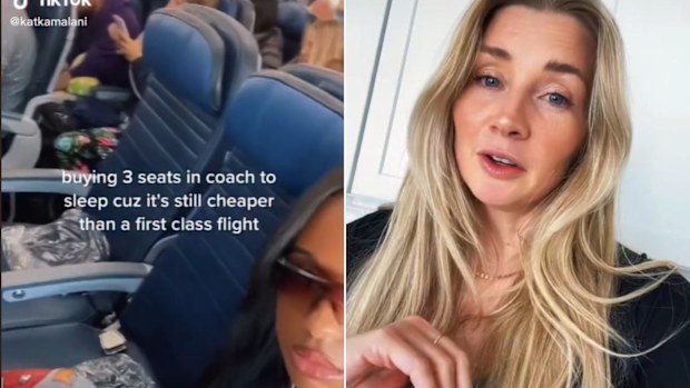 A flight attendant warns against buying extra economy seats.