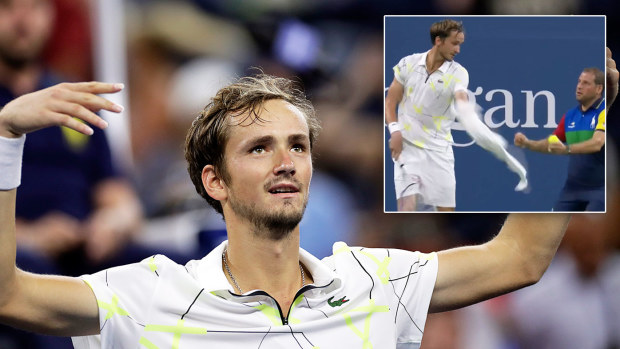 Medvedev trolls the US Open crowd