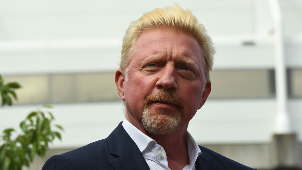 Former German tennis player Boris Becker. (AP).