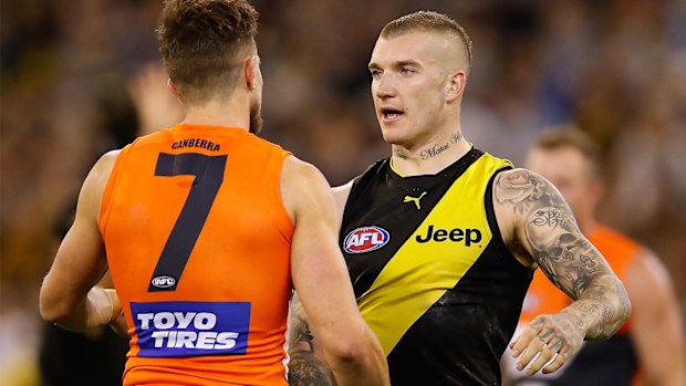 Dustin Martin Brett Deledio