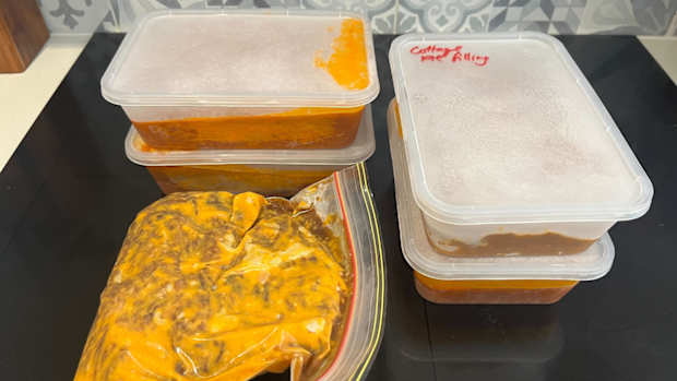 Amy shares some of the meals she prepped in bulk for her family