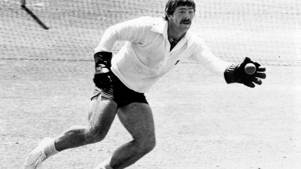 Rod Marsh at practice in 1978.