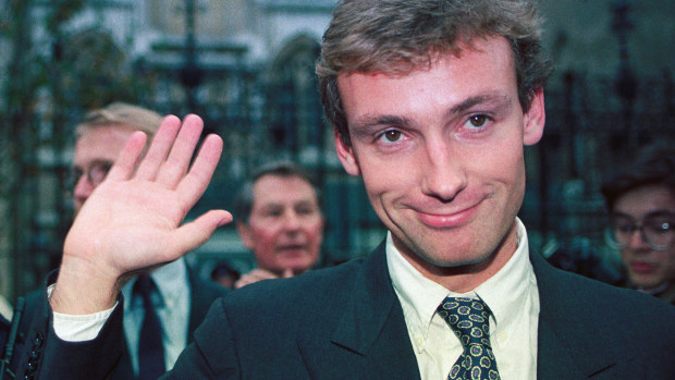 Bertrand Gachot, outside the High Court in London after being freed in October, 1991.