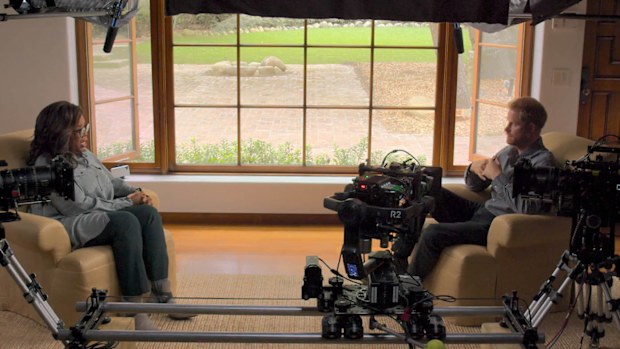 Oprah and Prince Harry in 'The Me You Can't See'