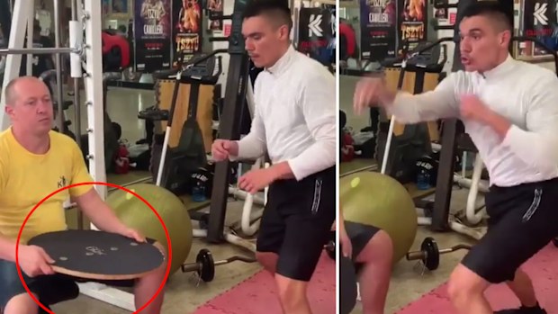 Tszyu's incredible hand speed drill