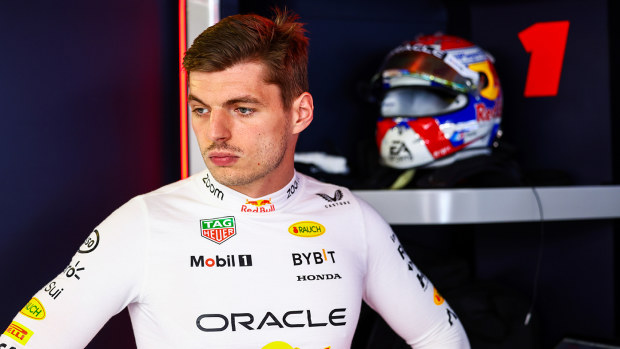 Max Verstappen looks on during the Monaco Grand Prix weekened.