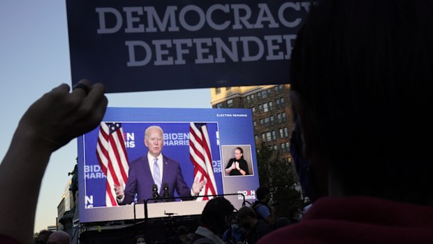 Joe Biden supporters