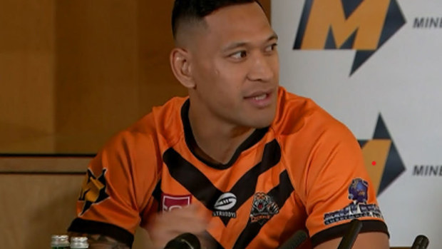 Israel Folau will play for Southport Tigers for the rest of 2021.