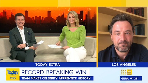 Darren McMullen rips into his Celebrity Apprentice teammate on Today Extra