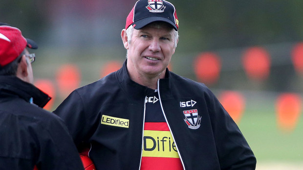 Danny Frawley at St Kilda training 