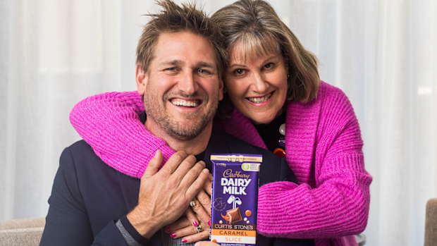 curtis stone cadbury caramel slice block