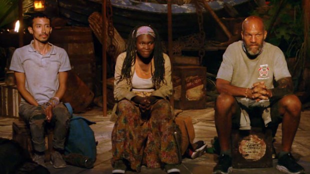 Survivor 42 Romeo Escobar, Maryanne Oketch and Mike Turner