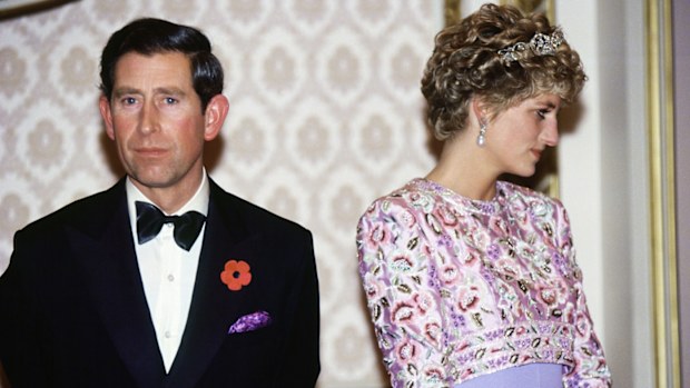 Prince Charles and Princess Diana in 1992.