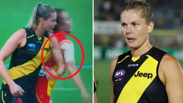 Katie Brennan in hot water over hit
