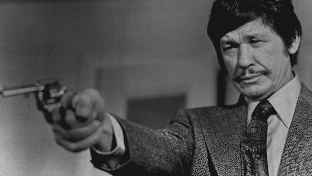 Charles Bronson was famous for playing tough guy roles.