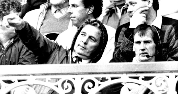 Canberra coaches Don Furner & Wayne Bennett in 1987