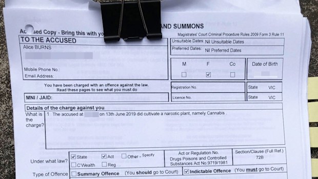 Ms Burns will face court in January over the charges.