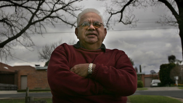 Kevin Coombs, pictured here in 2005, was the first Indigenous athlete to represent Australia at either the Paralympics or Olympics