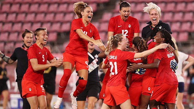 Canada women's football team at Tokyo Olympics
