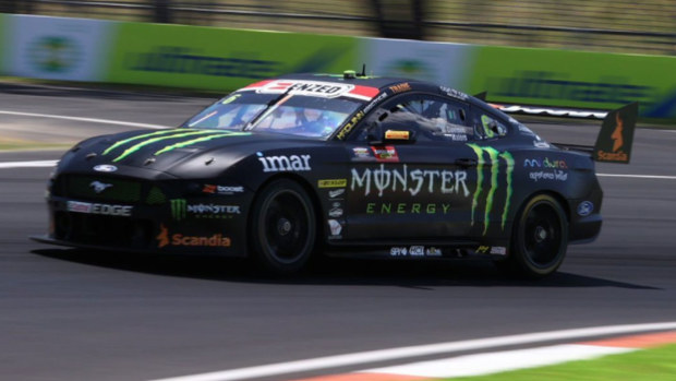 Cam Waters takes pole position at Bathurst. (Twitter)
