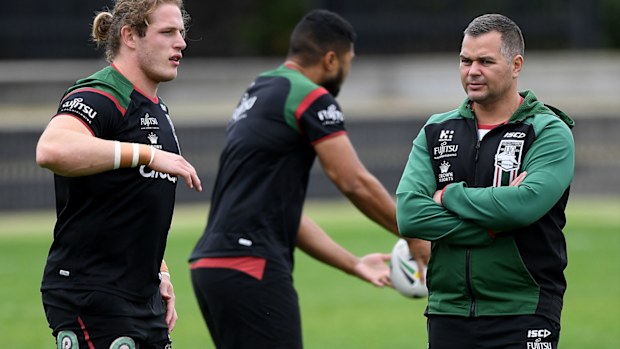 Anthony Seibold at the Rabbitohs