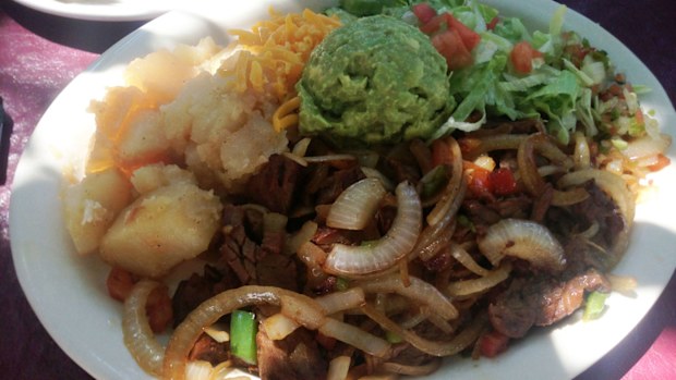A delicious-looking fajita plate. (AP)