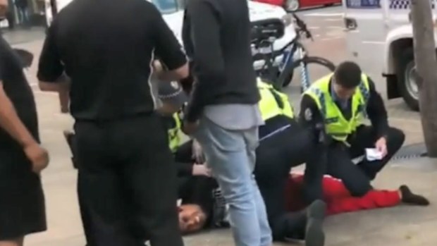 Perth police pursuit ends in citizen's arrest
