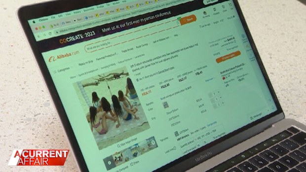 Breanna Effeney is upset that social media photos of herself and her three daughters, used to promote her products, were also being used by Alibaba.