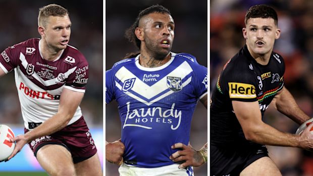 NRL teams split image Tom Trbojevic Josh Addo-Carr and Nathan Cleary