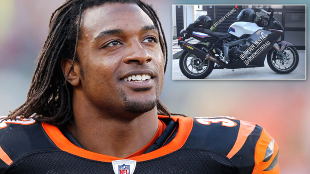 Cedric Benson, and inset his Instagram post before the fatal accident