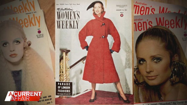 The magazine covered the lush fashions of the 1950s.